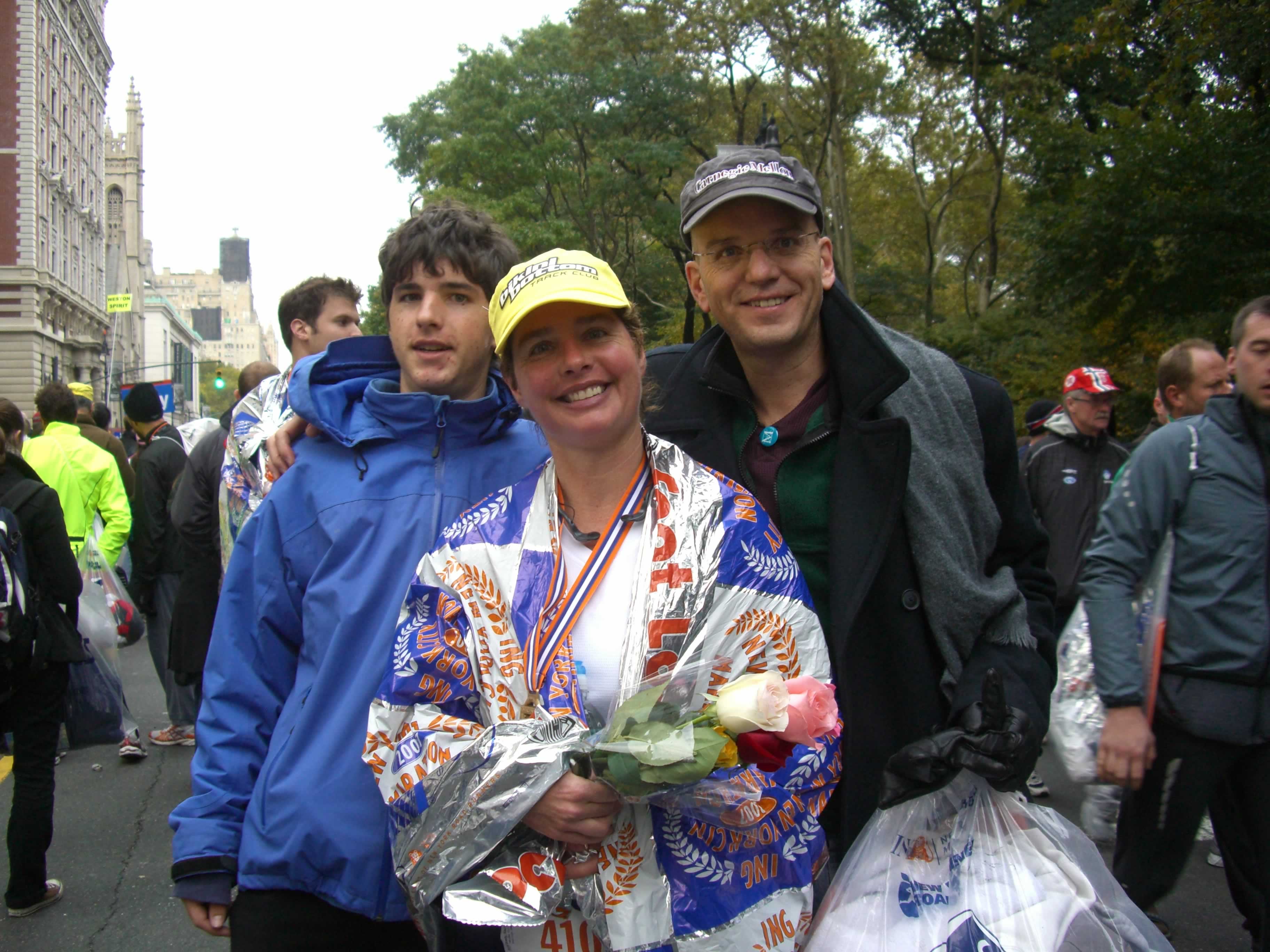 Rachael at NYC Finish